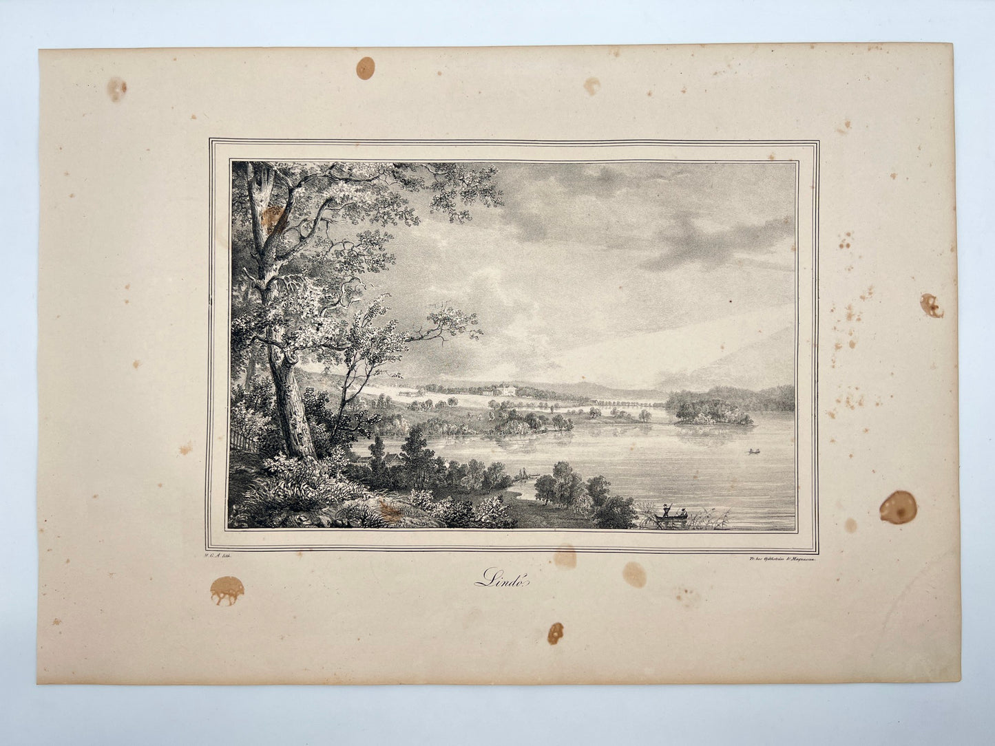 Original Antique Engraving - Ulrik Thersner - View of Norrkoping in Sweden - E3