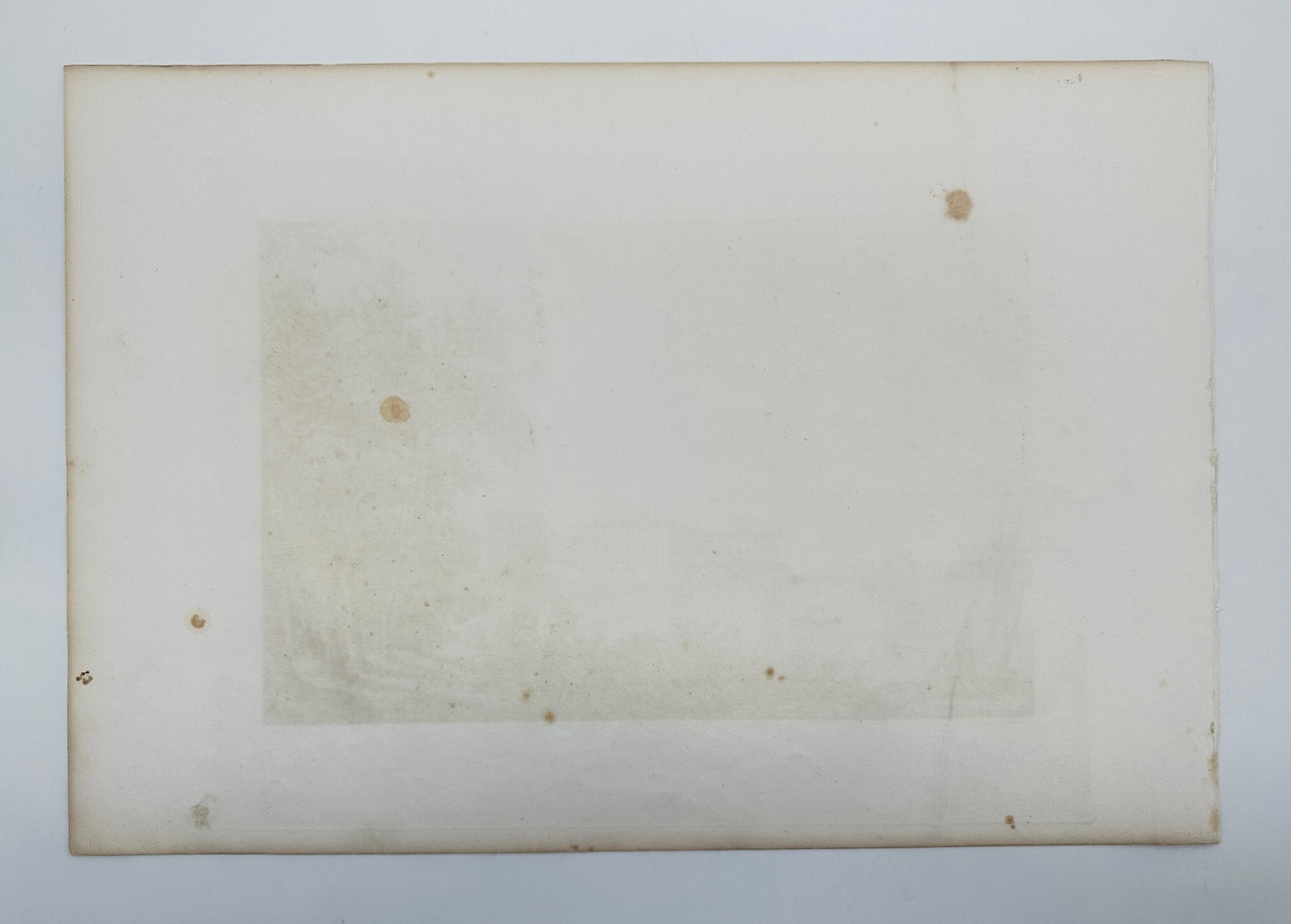 Antique Engraving - Ulrik Thersner - View of Tullgarn Castle in Sweden - E3