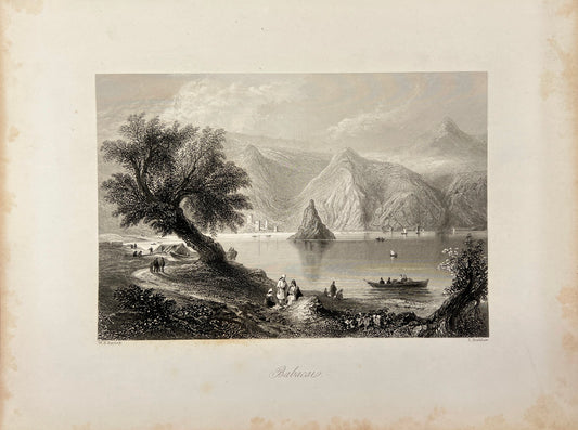 Original Antique Print - Carl Joseph Meyer - Babacai - Rumanía - E5