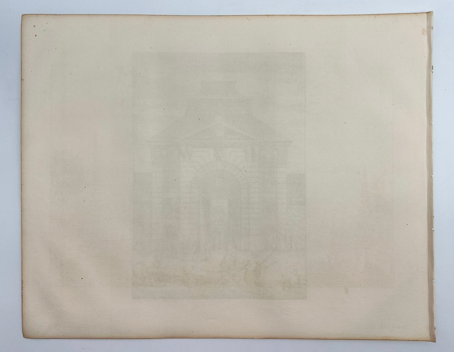 Original Antique Print - Erik Dahlberg - View of Drottningtorget in Sweden - E1