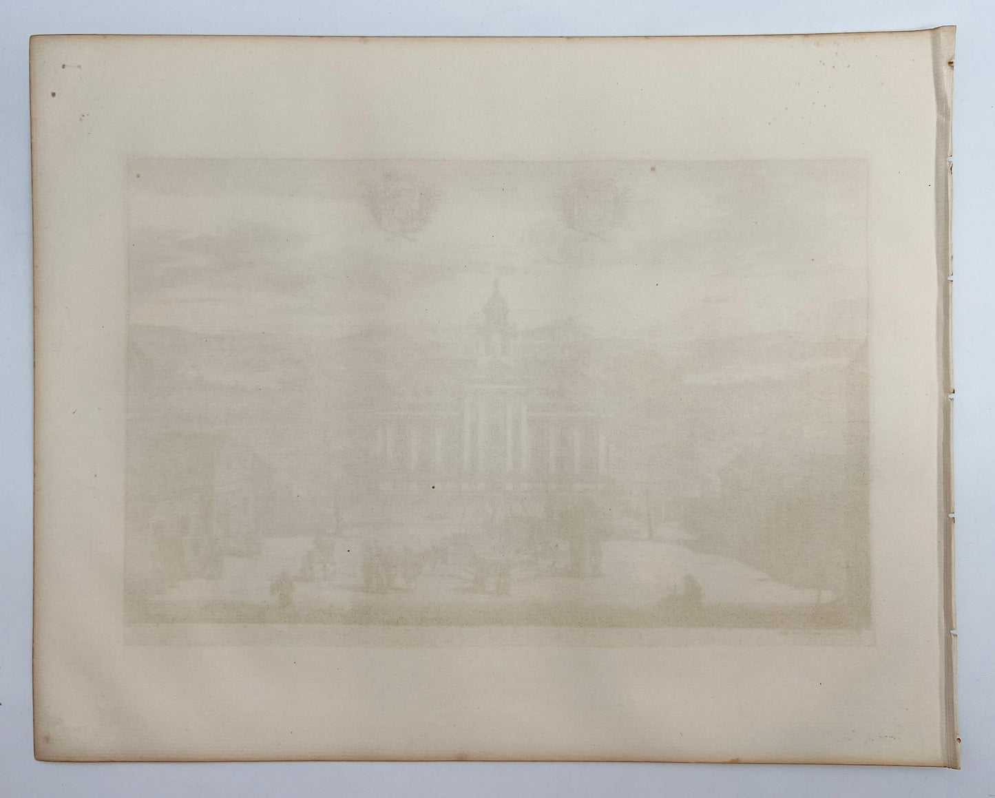 Original Antique Print - Erik Dahlberg - View of Mariedal in Sweden - E1