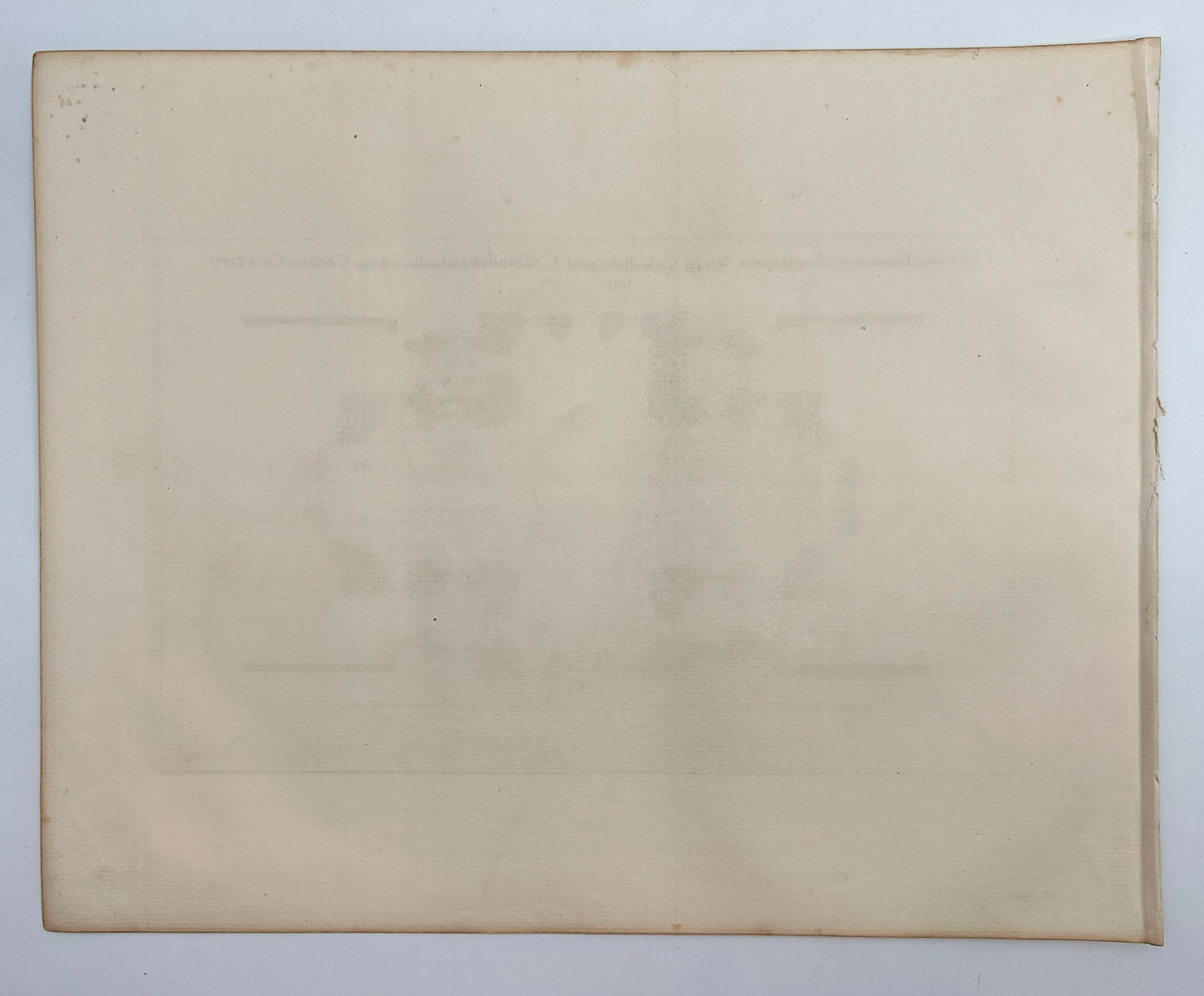 Original Antique Print - Erik Dahlberg - Kalmar Cathedral in Sweden - E1