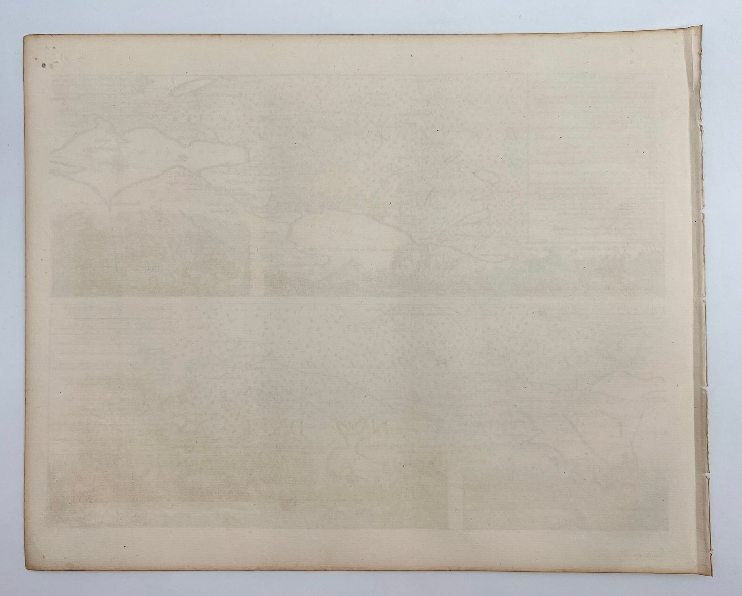 Original Antique Print - Erik Dahlberg - Map of the Bravalla Heide - E1