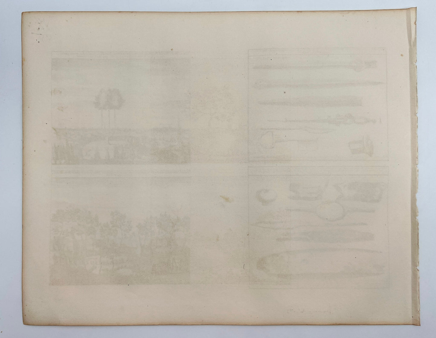 Antique Print - Erik Dahlberg - View over Bråvalla Heath in Sweden - E1