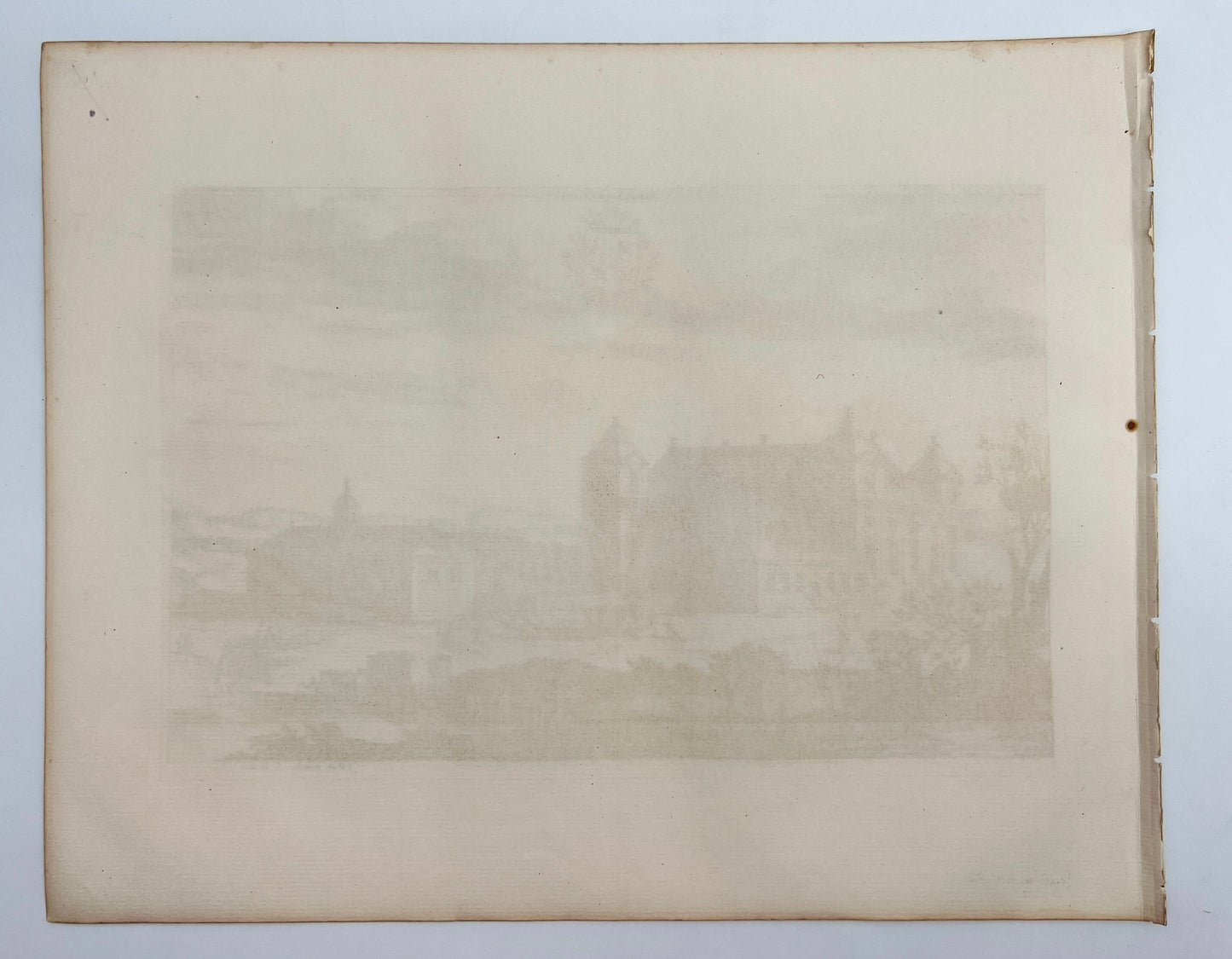 Antique Print - Erik Dahlberg - View of Gripenberg Castle in Sweden - E1
