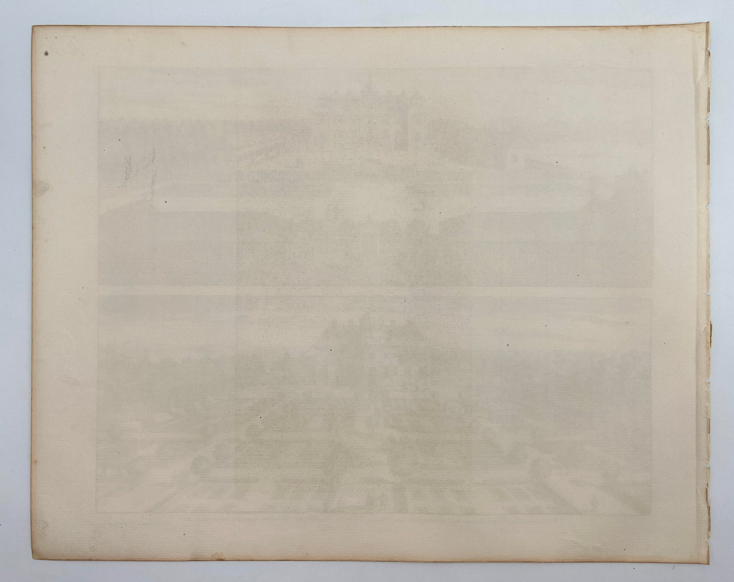 Antique Print - Erik Dahlberg - View of Skottorp's Estate in Sweden - E1