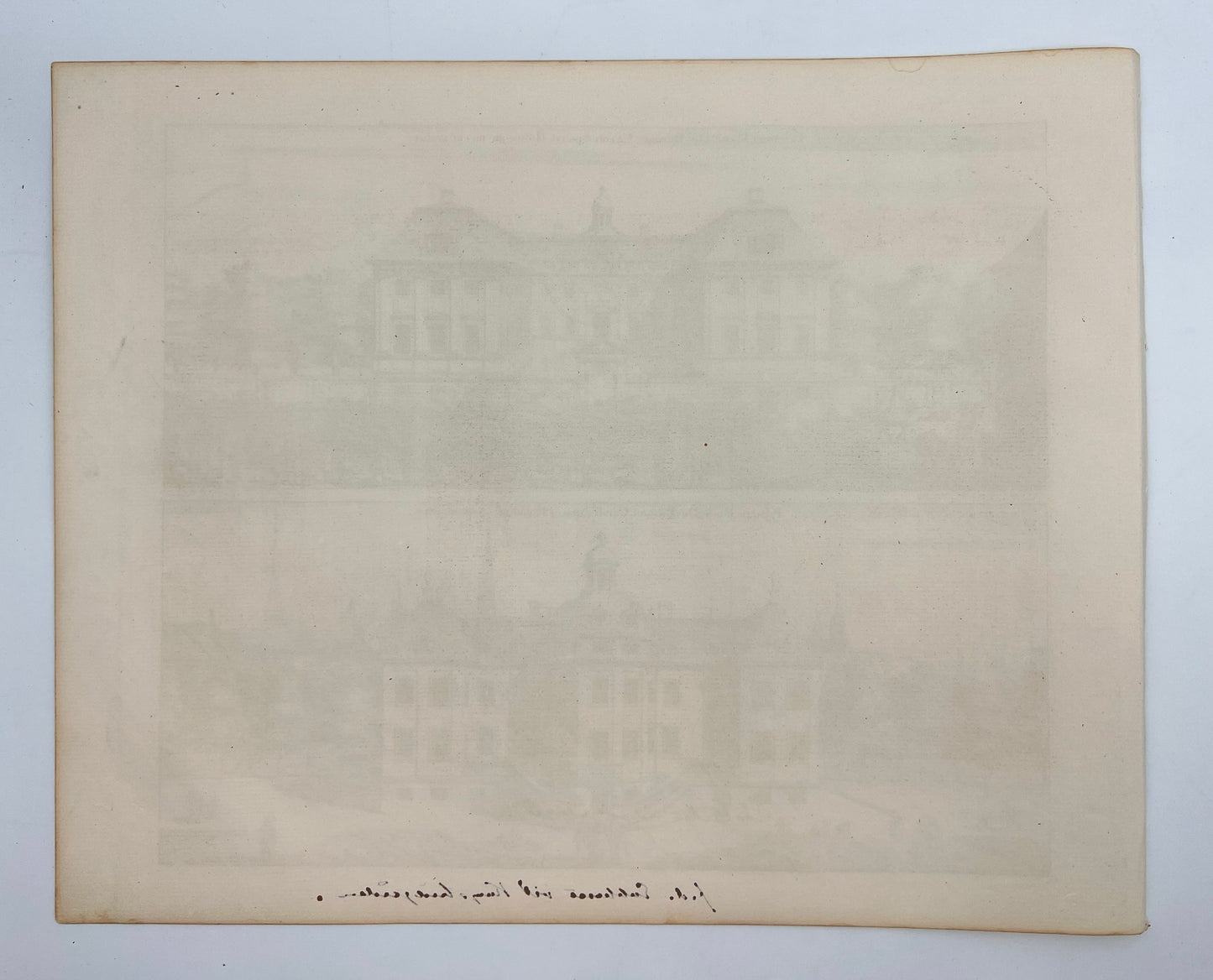 Antique Print - Erik Dahlberg - View of Karl Sparre's Palace - Sweden - E1