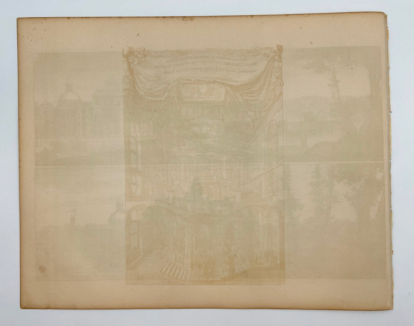 Antique Print - Erik Dahlberg - View of Drottningholm Castle in Stockholm - E1