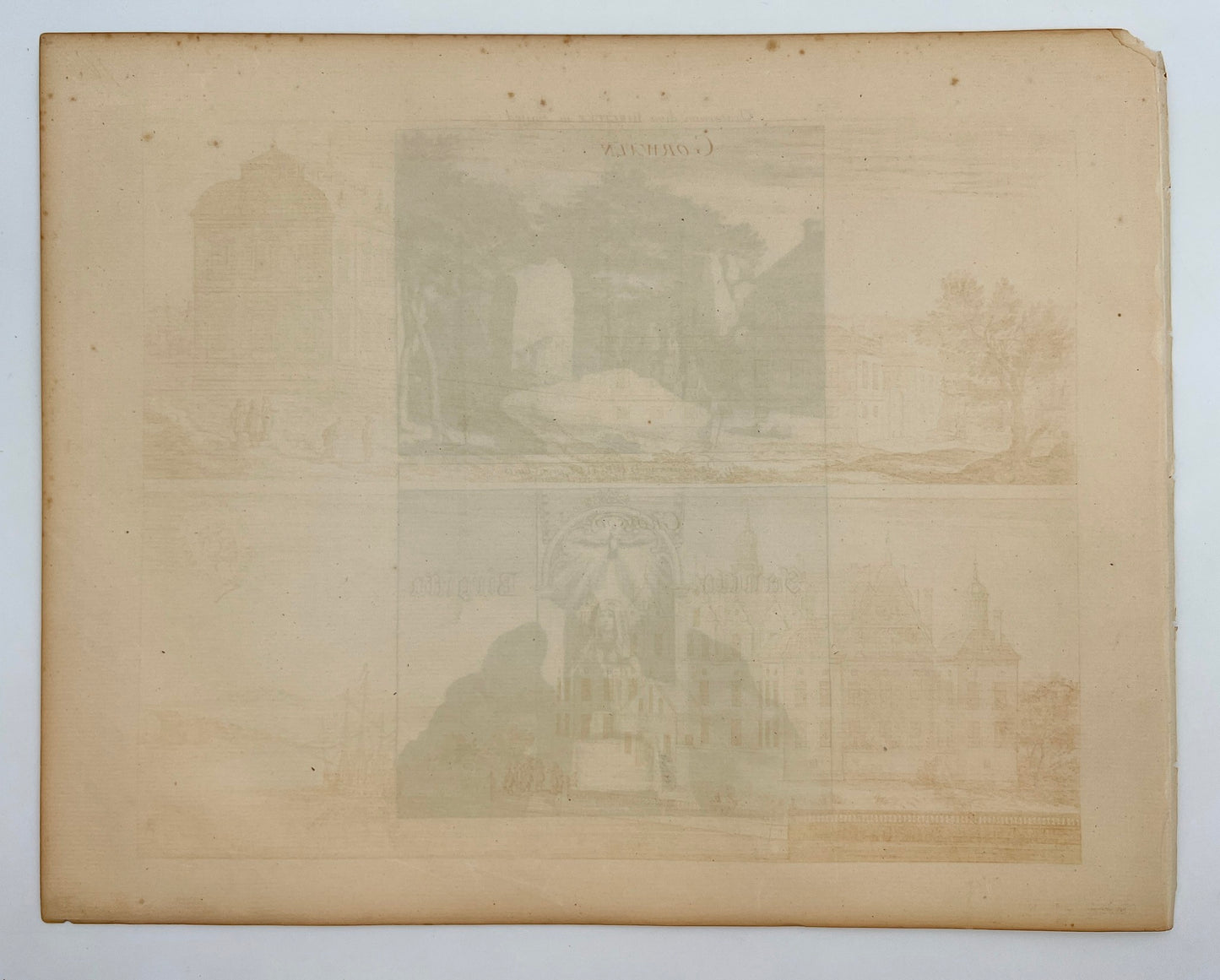 Original Antique Print - Erik Dahlberg - Saint Birgitta - Sweden - E1