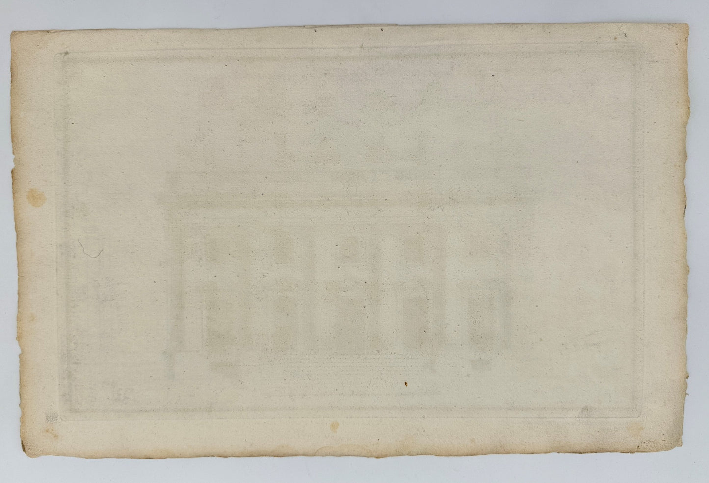 Antique Print - Jean-Francois de Neufforge - Building's Facade - France - F3