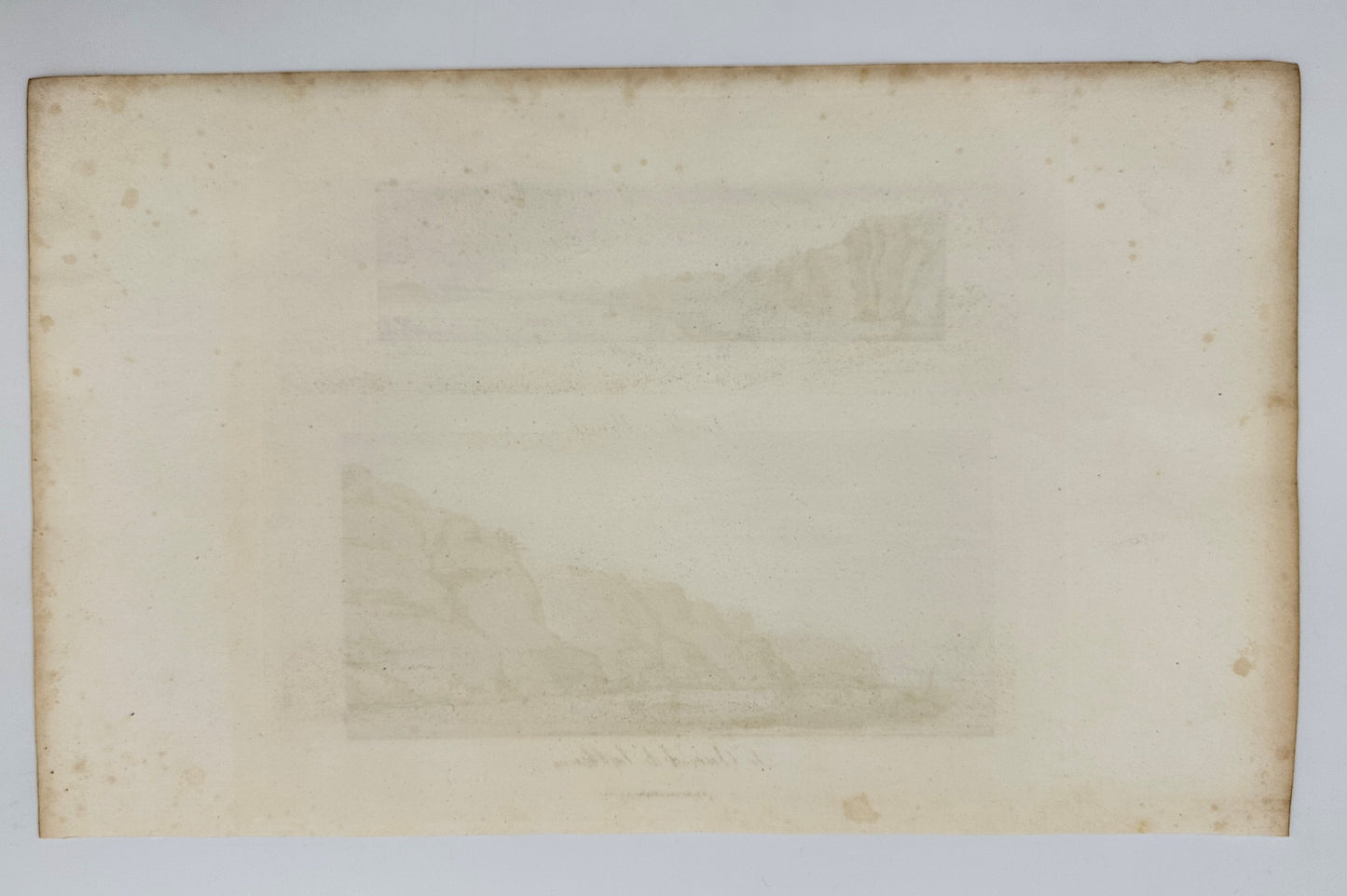Antique Print - Dominique Vivant Denon - View of Shore With Rocks - Egypt - F3