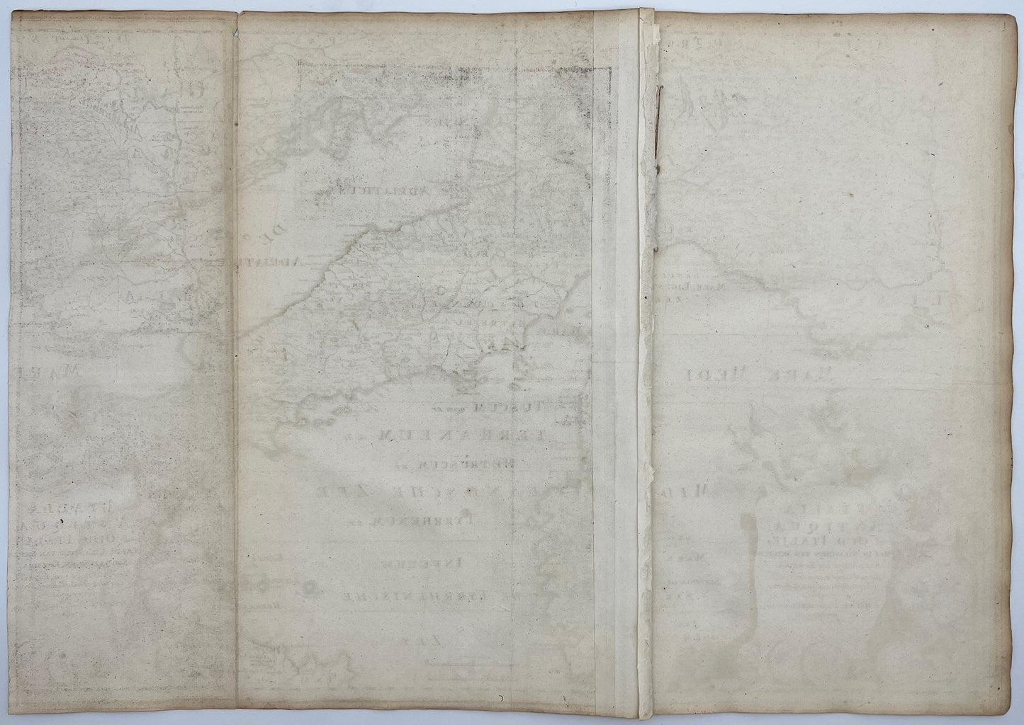 Antique Map - Europe - Italy With the Islands of Sicily, Corsica and Sardinia